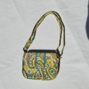 Vera Bradley Rachel Crossbody Shoulder Bag In Lemon Parfait